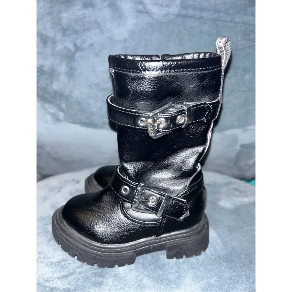 DKNY black boots size 5 Toddler